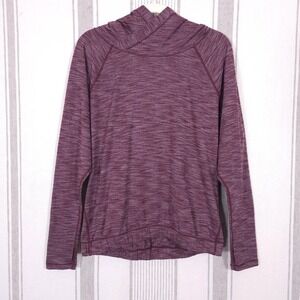 Lululemon Healthy Heart Hoodie Womens Medium Purple Long Sleeve Running Athletic